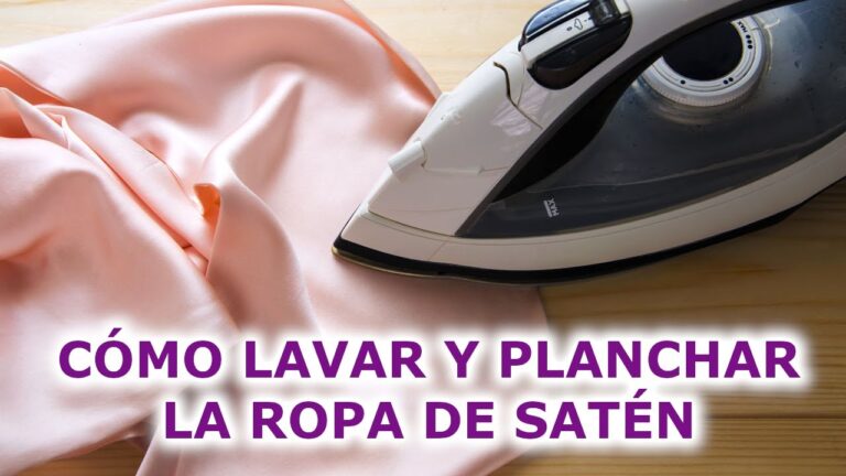 Consejos para el cuidado de prendas de sat&eacute;n