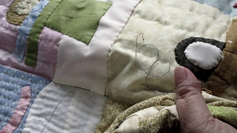 El arte de los bordados en colchas patchwork