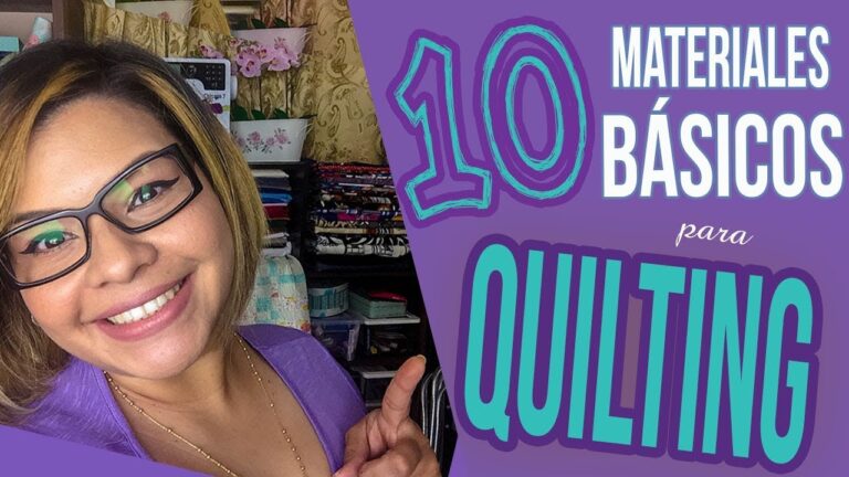 Guía de Materiales para Quilting Libre