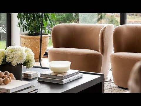 Estilos de decoraci&oacute;n elegante con terciopelo
