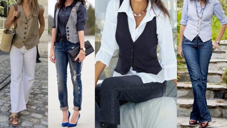 Combinaciones de moda con chalecos abrigados: Estilo y calidez en un solo look