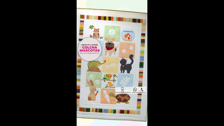 Patchwork con tem&aacute;tica infantil: Ideas creativas para decorar