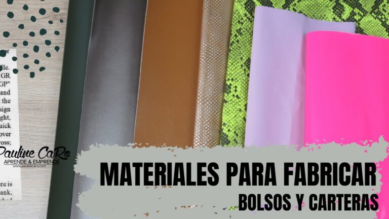 Calidad en Bolsos: Los Mejores Materiales para tu Estilo