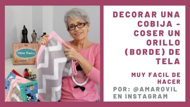 5 Técnicas de Costura con Tela Minky